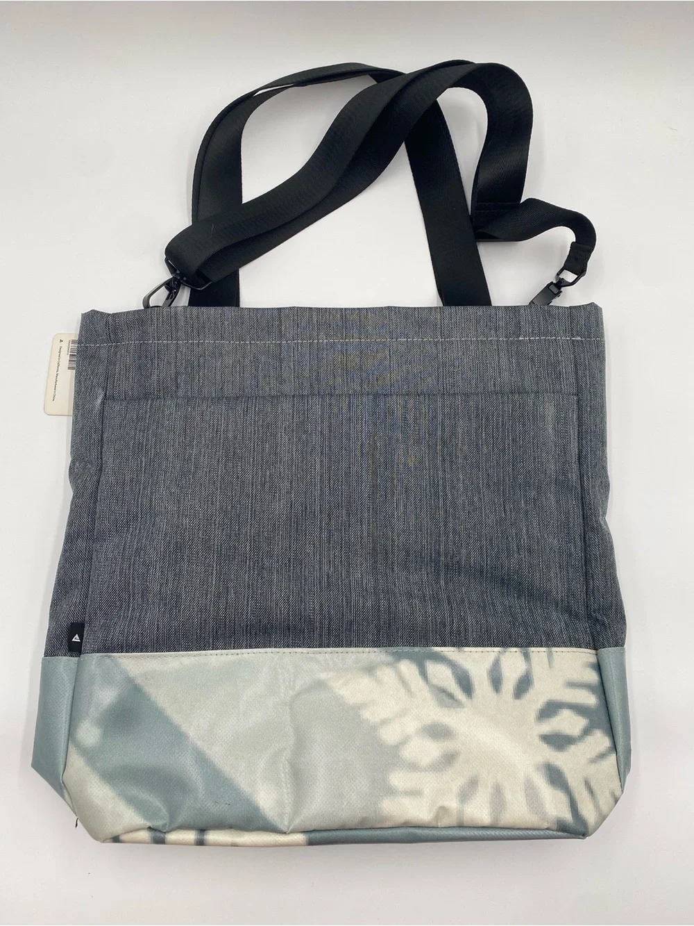 Rareform Cora Tote Laptop Bag - Grey with Light Blue Accent